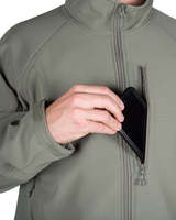 Veste Softshell Tactique en Tissu Polyester Imperméable, pour Utilisation Tactique, Randonnée et Trekking, Personnalisation OEM