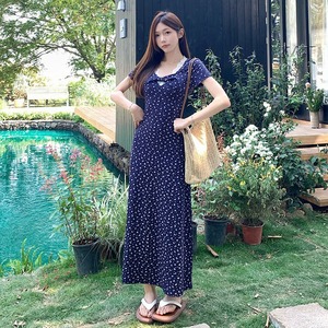 Elegant Navy Blue Casual Dresses for Women's Fashion