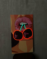 Custom Business Neon Painting Art Modern Art Painting Neon Sign Bedroom Wall Art Canvas Light Neon Artwork Decor for Spaces