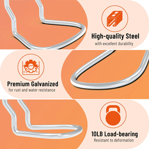 3.7 <b>pegboard</b> plier holder black 16PC OEM ODM Vietnam Origin <b>Hooks</b> & Rails <b>Pegboard</b> Mounted Iron Industrial 50*46*24mm - Product Image 5