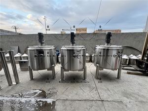 Thép không gỉ 100L 200L 300L 500L <span class=keywords><strong>1000L</strong></span> sô cô la trộn tan chảy bể khuấy với bơm sô cô la - Product Image 2