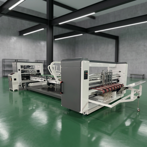 Máquina automática para plegar y pegar cajas de cartón corrugado para pizza - Product Image 1