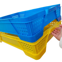 Caisses de fruits recyclables de vente chaude pour le transport du pain et le stockage logistique caisse de stockage de pêche/pain