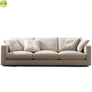 लक्जरी यूरोपीय बिक्री पर पश्चिमी शैली कपड़े सोफे फर्नीचर पार्लर के लिए बड़े अनुभागीय सोफा सेट - Product Image 3