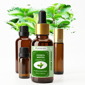 Vente d'usine, huile essentielle de menthe poivrée 100% pure et naturelle pour bougies, soins de la peau, cosmétiques, diffuseur - Product Image 1