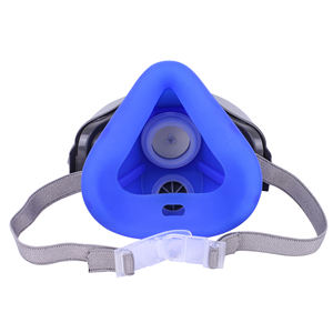 Masker Gas pelindung <span class=keywords><strong>Respirator</strong></span> Kimia, masker untuk mengecat menggunakan warna biru Anti debu - Product Image 5