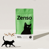 Sacs en plastique Mylar à fermeture éclair à fond plat, grande taille, résistants à l'humidité, impression en gravure personnalisée, pour l'emballage d'aliments secs pour animaux de compagnie (chats et chiens)