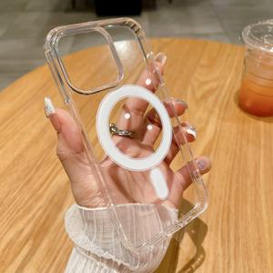 Funda Magnética Transparente de Acrílico para iPhone 17/16 Pro, 15, 17 Air, Anti-caídas, Superventas - Product Image 6