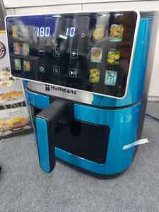 <span class=keywords><strong>Friteuse</strong></span> à air électrique 2400W, grande capacité 12L, avec fenêtre de visualisation, grand écran couleur, multifonction, robuste - Product Image 2