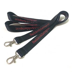 Cordón Personalizado con Logotipo de Marca, Impresión por Sublimación, Hebilla Desmontable, Correa para el Cuello, Cordón Negro para Teléfono Móvil - Product Image 1