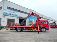 Nouveau stock fabricant DONGFENG D9 8T grue montée sur camion 12T grue à flèche pliante camion dépanneuse avec manipulateur de grue 8T