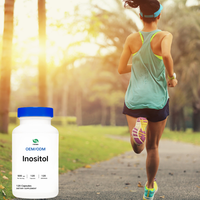 Capsules de Myo-Inositol Premium 500mg, Complément Alimentaire en Inositol, Gélules, Gommes, Poudre, Fournisseur OEM