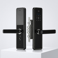 Cerradura Digital Inteligente con Mirilla Digital, Cámara de Seguridad Anti-Espionaje, Contraseña, Control de Visitantes en Tiempo Real, Aplicación Tuya, Seguridad en la Nube TTLOCK