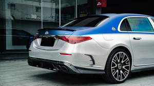 Kit de cuerpo de fibra de carbono seco Runde, faldas laterales de labio delantero, alerón de ala superior para mercedes-benz W223 <span class=keywords><strong>Maybach</strong></span>, actualización de estilo MSY - Product Image 5