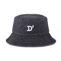 Gorra de Pescador Vintage con Logotipo Bordado en 3D Personalizado al por Mayor, Diseño Vaquero Unisex, Ala Ancha, Protección UV para Exteriores, Ligera