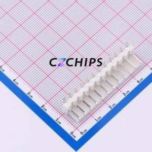 VH-12AW Wire-to-Board Pin Header Bent Lead Through Hole,P=3.96mm Connector 1x12P 3.96mm Right Angle Insert 12P - Product Image 1