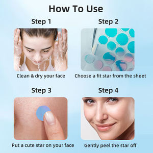 Parches Hidrocoloides Holográficos <span class=keywords><strong>con</strong></span> Brillantina para el Acné, <span class=keywords><strong>Tratamiento</strong></span> Nocturno <span class=keywords><strong>con</strong></span> Efecto Brillante, Adhesivos para Granos, Parches Iridiscentes para Espinillas - Product Image 6
