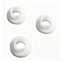 Rondelle en nylon de type T, manchon à bride flexible en PVC moulé par injection, feuilles de joint isolantes en plastique de type T OEM