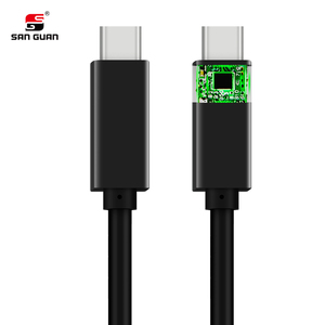 <span class=keywords><strong>2025</strong></span> Nhà Máy Giá New 20Gbps 16 Dây 5A Nhanh Chóng Sạc Cáp TYPE-C Để TYPE-C USB 3.2 Gen2 Cho IOS Android Điện Thoại Di Động - Product Image 1