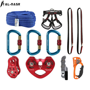 Al-Nasr Zipline Crossing Kit Metal Pulley System For Outdoor Adventure Mountaineering Equipment - Product Image 3