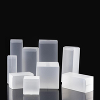 CSMD fabricants chinois usine directe emballage en PVC de qualité alimentaire en gros prix bon marché boîte en plastique givré carré pour cadeau