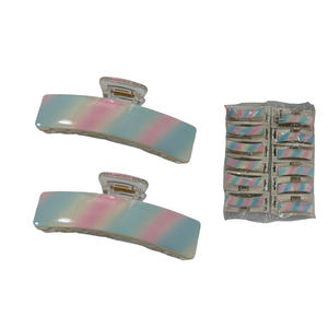 Hair Clip Pinza De Pelo Multicolor Large Size For Women Hair Styling - Product Image 1