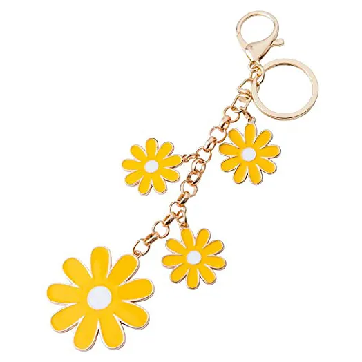 Hot Sale Promotional Flower Shape Car Bike Bicycle Home Room Use Keychains Keyring L1averos Key Accessories