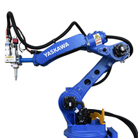 Nouveau 6 Axes Articulé Voiture Fabrication Robotique Soudage Laser Tig Robot Industriel Yaskawa Servo Moteur Max Laser Industriel PLC