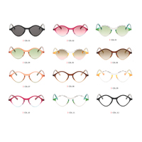 Superhot Eyewear 40332 Lunettes UV400 à monture losange Design tendance 2025 pour femmes