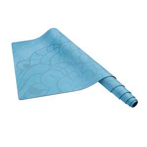 Tapis de yoga en caoutchouc naturel et daim amélioré, écologique et doux pour la peau, pliable, portable et antidérapant - Product Image 4