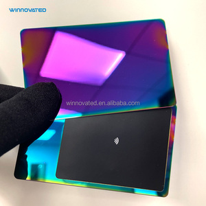 Tarjeta NFC <span class=keywords><strong>de</strong></span> Negocios <span class=keywords><strong>de</strong></span> Acero Inoxidable Digital Personalizada <span class=keywords><strong>de</strong></span> Alta Calidad - Product Image 4