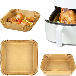 Monouso antiaderente in Silicone, carta pergamena quadrata, utensili da forno e pasticceria per <span class=keywords><strong>friggitrice</strong></span> <span class=keywords><strong>ad</strong></span> <span class=keywords><strong>aria</strong></span>, - Product Image 2