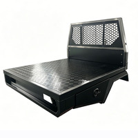 Plateau de benne en aluminium double/simple/extra 4x4 pour pick-up LC79 avec tête de lit, réservoir d'eau et remplissage de carburant personnalisé