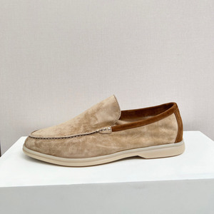 รองเท้าโลฟเฟอร์หนังแท้แบบสวมสำหรับผู้ชายและผู้หญิง ไซส์ใหญ่ ขายส่งจากโรงงาน รองเท้าขับรถแบบสบายๆ พื้นเรียบ รองเท้าลำลองสำหรับเดิน - Product Image 4