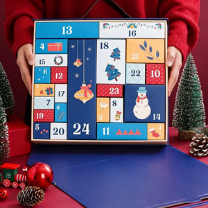 Caja ciega sorpresa vacía <span class=keywords><strong>de</strong></span> regalo caja <span class=keywords><strong>de</strong></span> <span class=keywords><strong>calendario</strong></span> <span class=keywords><strong>de</strong></span> <span class=keywords><strong>Adviento</strong></span> <span class=keywords><strong>de</strong></span> Navidad <span class=keywords><strong>de</strong></span> lujo personalizada <span class=keywords><strong>de</strong></span> alta calidad - Product Image 3