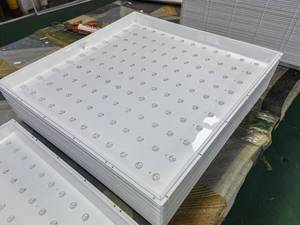 Hiện đại 40 Wát 600x600 hành lang LED bảng điều chỉnh ánh sáng Dimmable 3cct với humanmotion cảm biến recessed thiết kế vuông cho chiếu sáng thông minh - Product Image 3