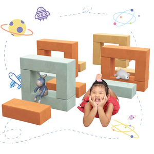 Canapé de <span class=keywords><strong>jeu</strong></span> modulaire pour enfants, canapé bébé en mousse souple, mobilier de salle de jeux pour tout-petits, tapis d'éveil convertible pour crèche et maternelle - Product Image 3