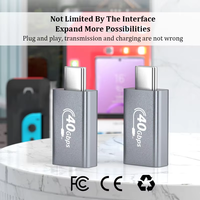 Adaptateur USB C vers USB C ULT-unite prêt à être expédié, type CM/CF, prend en charge USB PD3.1 48V 5A 40Gbps USB4
