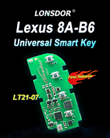 Lonsdor LT21-07 Placa de Circuito PCB Llave Inteligente 4 Botones Chip 8A-B6 para Lexus 433/434MHZ