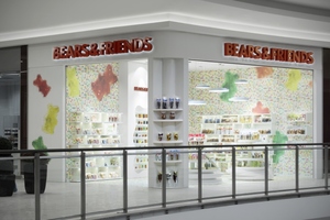 Conception de <span class=keywords><strong>magasin</strong></span> de bonbons moderne conception 3d <span class=keywords><strong>magasin</strong></span> de bonbons rendu mise en page meubles à vendre - Product Image 3