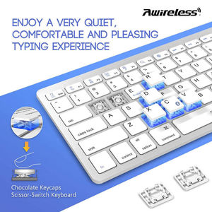 Clavier Multimédia Ergonomique Portable sans Fil BT en ABS à 78 Touches pour Ordinateur Portable et Smartphone – Vente en Gros - Product Image 6