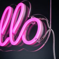 Enseigne lumineuse en néon acrylique personnalisée fabriquée en Chine, avec inscription « Do What You Love », logo décoratif pour boutique