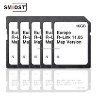 SMIOST CID SD Para pour Tomtom Carminat pour Renault Carte Grand Scenic 2011 Navigation Tom R Link 11.05 16GB