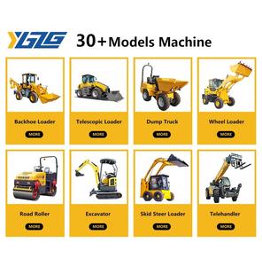 YGZG格安ゴムクローラー式小型掘削機 ガーデン用1t 1.5t 2tミニショベル グラップル付き - Product Image 4