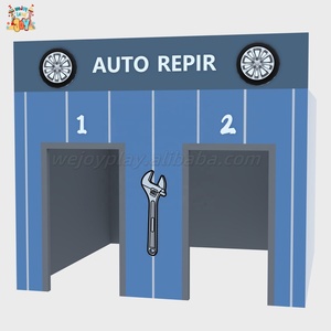Wejoy Offre Spéciale petite <span class=keywords><strong>ville</strong></span> jeu jeu de rôle Station intérieur Auto Shop Play House nourrissons jouer centre de divertissement pour les enfants - Product Image 6