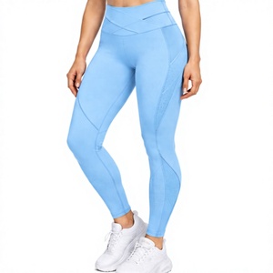 <b>Women</b> Fitness <b>Leggings</b> High Waist Tummy Control Yoga Workout Pants Seamless Stretch <b>Compression</b> Moisture Wicking Activewear - Product Image 1