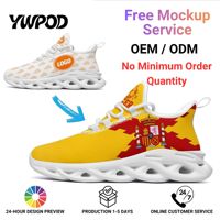 Chaussures de football en gros, impression à la demande, respirantes, OEM ODM, logo personnalisé FN003-26025036-3
