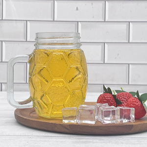 Tasses à bière, gobelets à eau et verres à vin créatifs, verres en verre durables estampés or pour les fans <span class=keywords><strong>de</strong></span> sport, 450 ml - Product Image 4