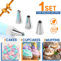 74 teile/satz Kuchen Dekorations werkzeuge Edelstahl Zuckerguss Rohrleitungen Tipps Gebäck Düsen Premium Kuchen Gebäck Dekorieren Kit