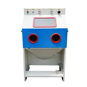 manual sandblasting machine portable cabinet